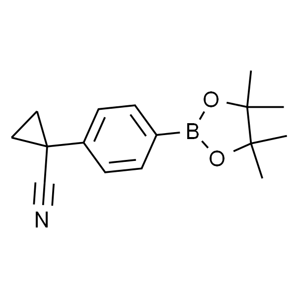 1-(4-(4,4,5,5-四甲基-1,3,2-二氧杂硼杂环戊烷-2-基)苯基)环丙烷甲腈