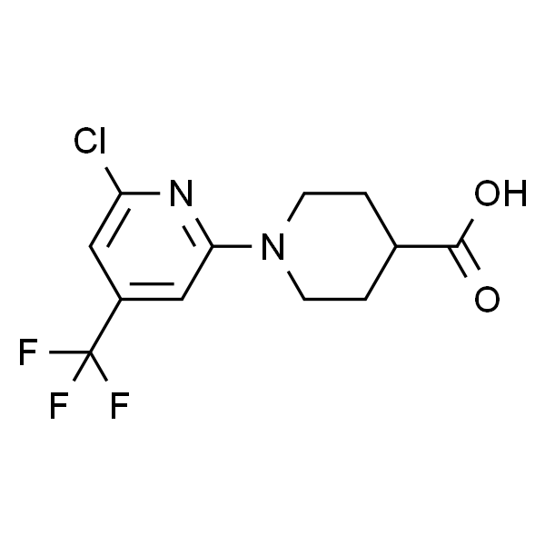1-(6-氯-4-(三氟甲基)吡啶-2-基)哌啶-4-羧酸