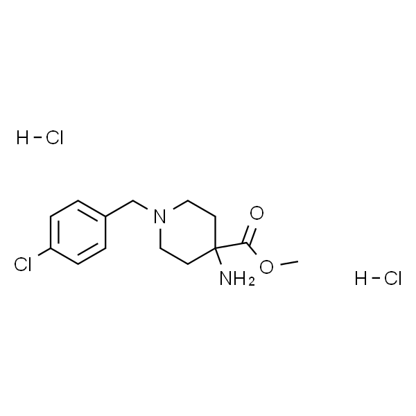 4-氨基-1-(4-氯-苄基)-哌啶-4-羧酸甲酯盐酸盐