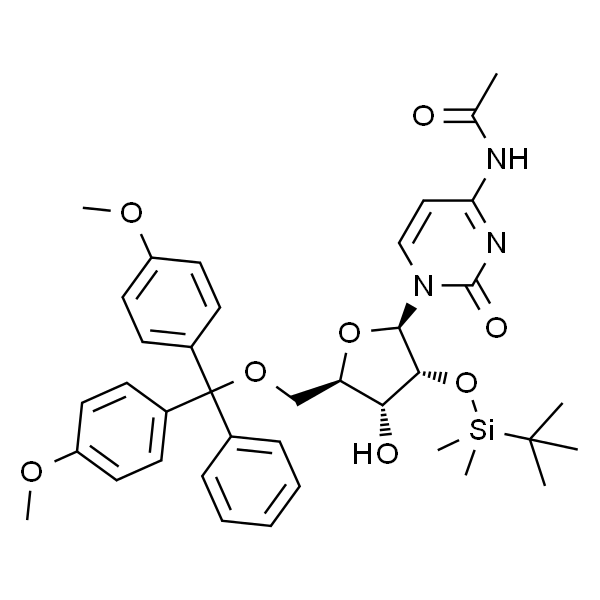 N-乙酰-5'-O-[二(4-甲氧基苯基)苯甲基]-2'-O-[(1,1-二甲基乙基)二甲基硅]-胞苷