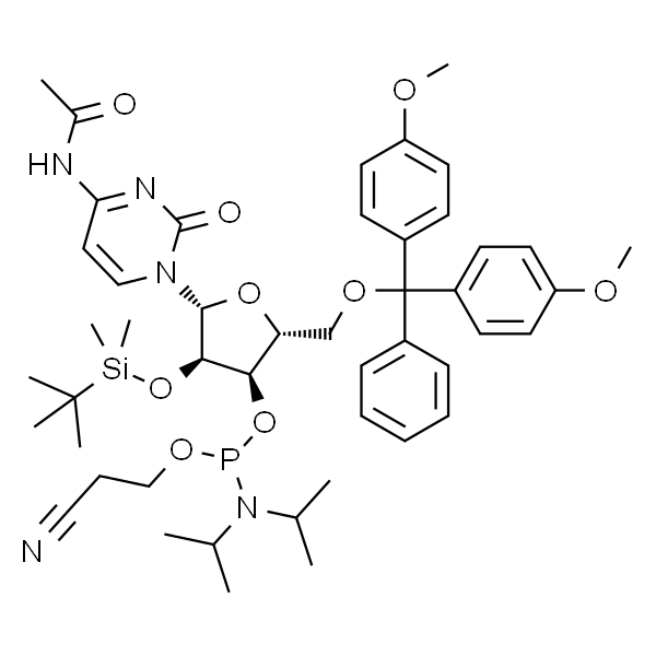 (2S,3S,4S,5S)-5-(4-乙酰氨基-2-氧嘧啶-1(2H)-基)-2-((双(4-甲氧基苯基)(苯基)甲氧基)甲基)-4-((叔丁基二甲基硅烷基)氧基)四氢呋喃-3-基(2-氰基乙基)二异丙基磷酰胺