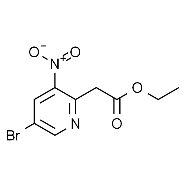 2-(5-溴-3-硝基吡啶-2-基)乙酸乙酯