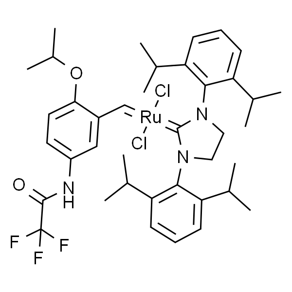 [1,3-双[2,6-二异丙基苯基]-2-咪唑烷亚基]二氯[[2-(异丙氧基)-5-[(2,2,2-三氟乙酰基)氨基]苯基]亚甲基]-钌