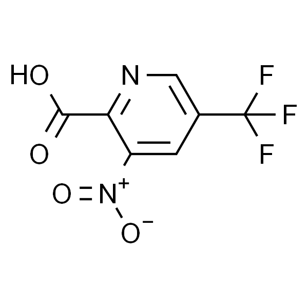 3-硝基-5-(三氟甲基)吡啶甲酸