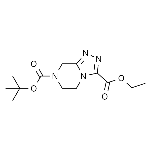 7-Boc-5,6,7,8-四氢-1,2,4-三唑并[4,5-a]吡嗪-3-甲酸乙酯