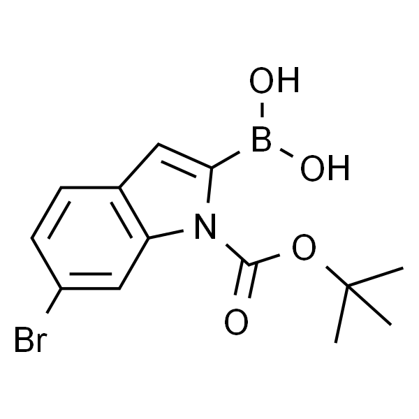 N-Boc-6-溴吲哚-2-硼酸