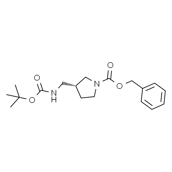 (R)-1-Cbz-3-(Boc-氨基甲基)吡咯烷