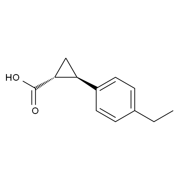 反式-2-（4-乙基苯基）环丙烷-1-羧酸