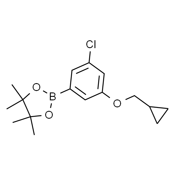2-(3-氯-5-(环丙基甲氧基)苯基)-4,4,5,5-四甲基-1,3,2-二氧杂硼烷