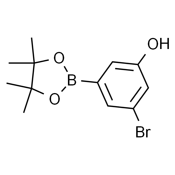 3-溴-5-(4,4,5,5-四甲基-1,3,2-二氧硼杂环戊烷-2-基)苯酚