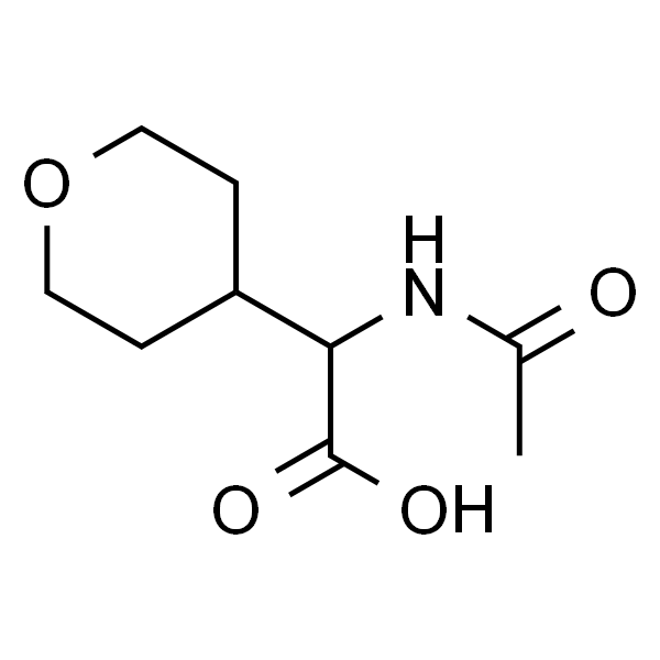 2-乙酰氨基-2-(四氢-2H-吡喃-4-基)乙酸
