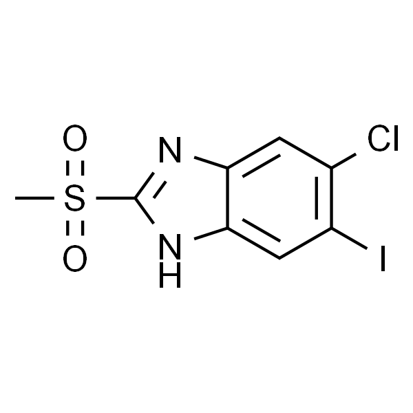 5-氯-6-碘-2-(甲基磺酰基)-1H-苯并[D]咪唑