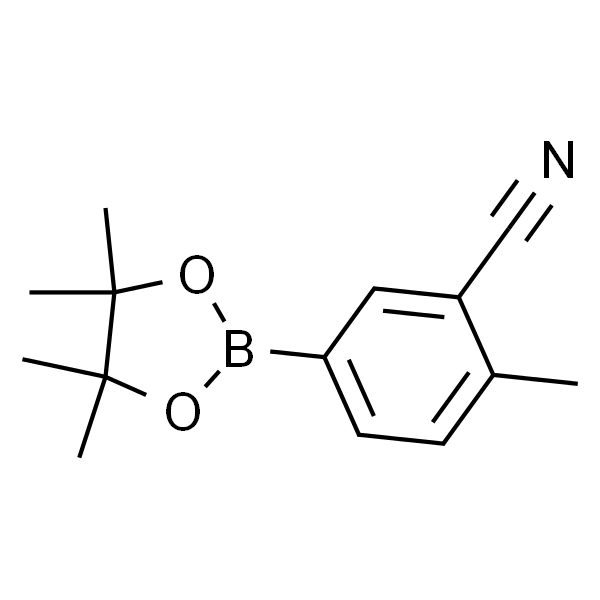 2-甲基-5-(4,4,5,5-四甲基-1,3,2-二氧杂硼烷-2-基)苄腈