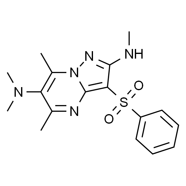 N2,N6,N6,5,7-五甲基-3-(苯基磺酰基)吡唑并[1,5-a]嘧啶-2,6-二胺
