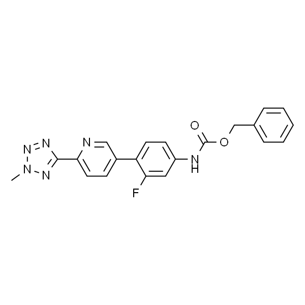 (3-氟-4-(6-(2-甲基-2H-四唑-5-基)吡啶-3-基)苯基)氨基甲酸苄酯