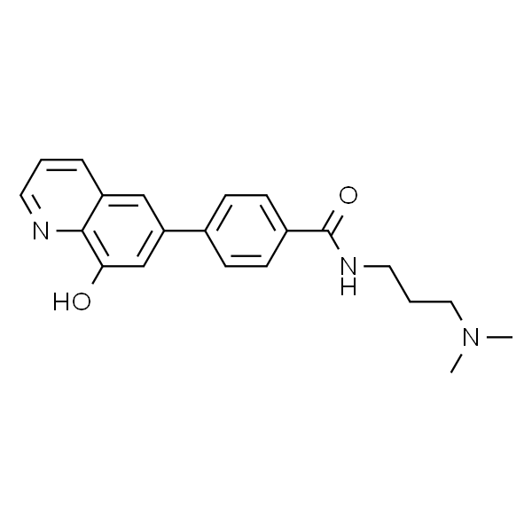 N-(3-(二甲氨基)丙基)-4-(8-羟基喹啉-6-基)苯甲酰胺