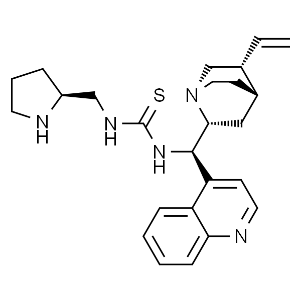 N-(9R)-奎宁-9-基-N'-[(2S)-2-吡咯烷基甲基]硫脲