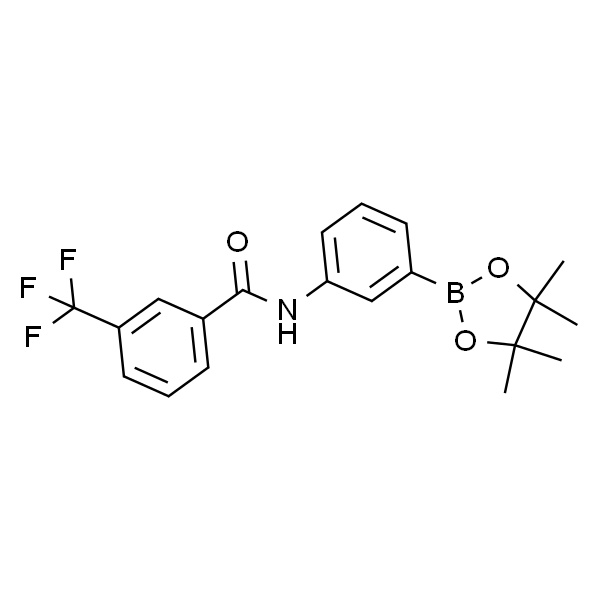 N-(3-(4,4,5,5-四甲基-1,3,2-二氧杂硼烷-2-基)苯基)-3-(三氟甲基)苯甲酰胺