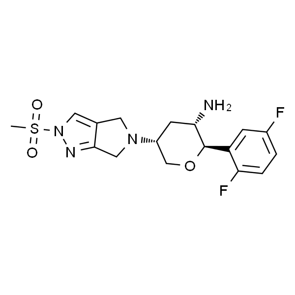 (2R,3S,5R)-2-(2,5-二氟苯基)-5-(2-(甲磺酰)吡咯并[3,4-c]吡唑-5(2H,4H,6H)-基)四氢-2H-吡喃-3-胺