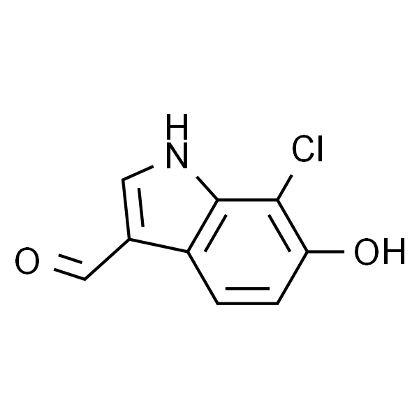 7-CHLORO-6-HYDROXY-1H-INDOLE-3-CARBALDEHYDE