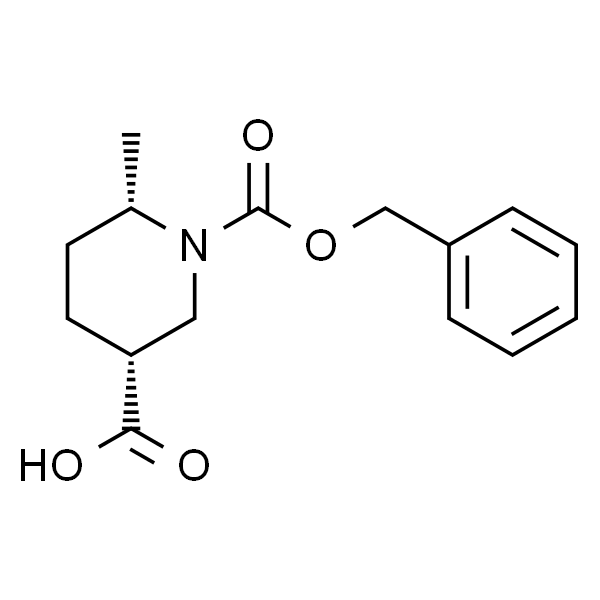 (3R,6S)-1-((苄氧基)羰基)-6-甲基哌啶-3-甲酸