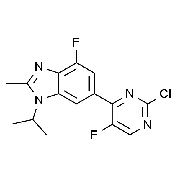 6-(2-氯-5-氟-嘧啶-4-基)-4-氟-1-异丙基-2-甲基-1H-苯并咪唑