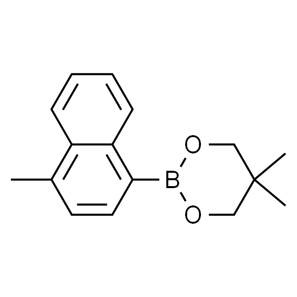 5,5-二甲基-2-（4-甲基萘-1-基）-1,3,2-二氧杂硼烷