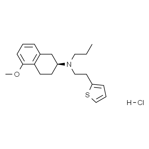 2-Thiopheneethanamine, N-propyl-N-[(2S)-1,2,3,4-tetrahydro-5-methoxy-2-naphthalenyl]-, hydrochloride (1:1)