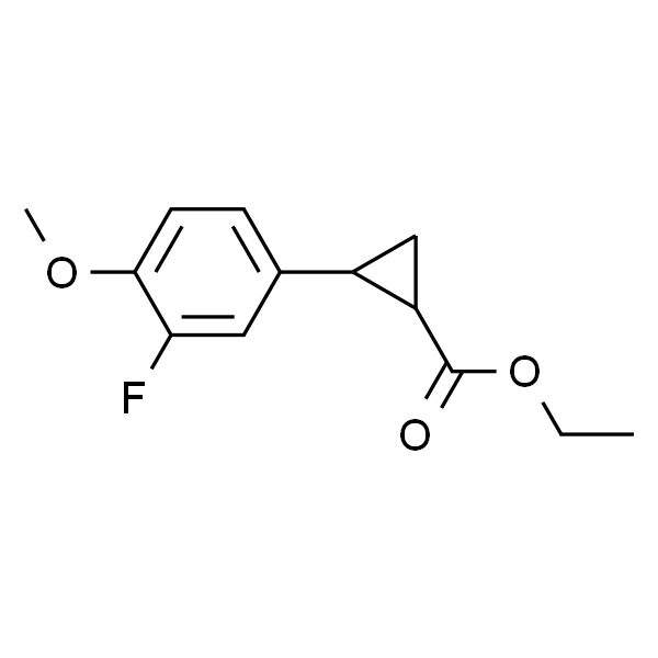 2-（3-氟-4-甲氧基苯基）环丙烷-1-羧酸乙酯
