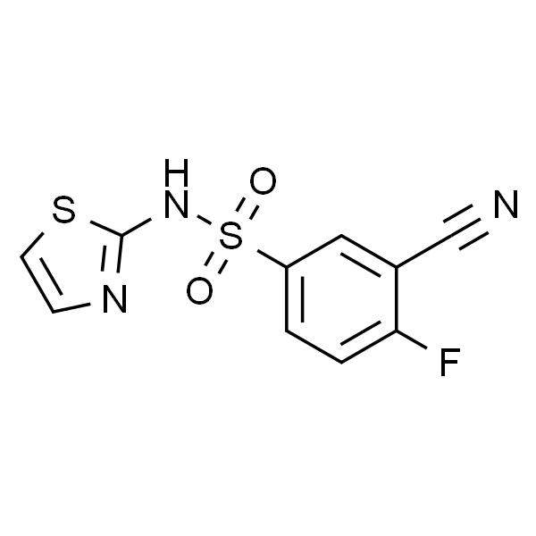 3-氰基-4-氟-N-(噻唑-2-基)苯磺酰胺
