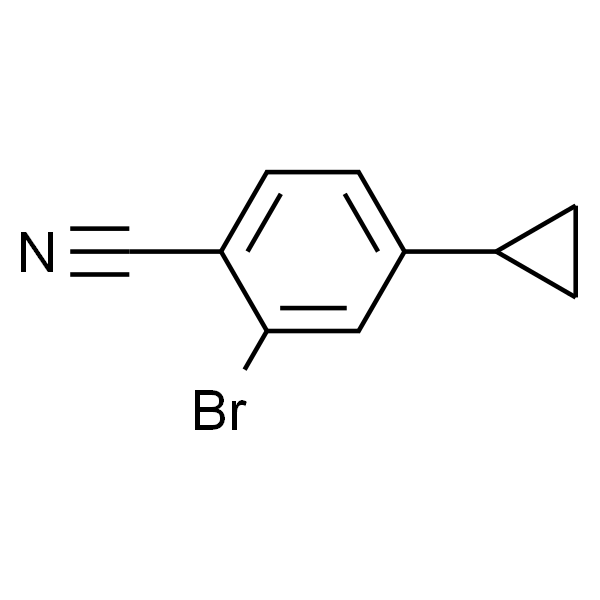 2-溴-4-环丙基苯腈