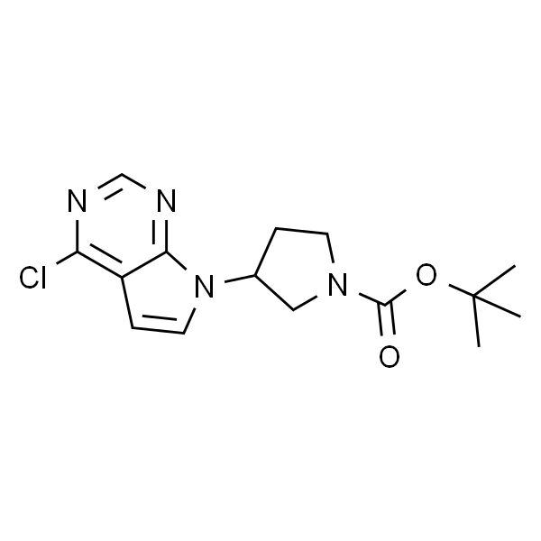 3-(4-氯-7H-吡咯并[2,3-d]嘧啶-7-基)吡咯烷-1-甲酸叔丁酯