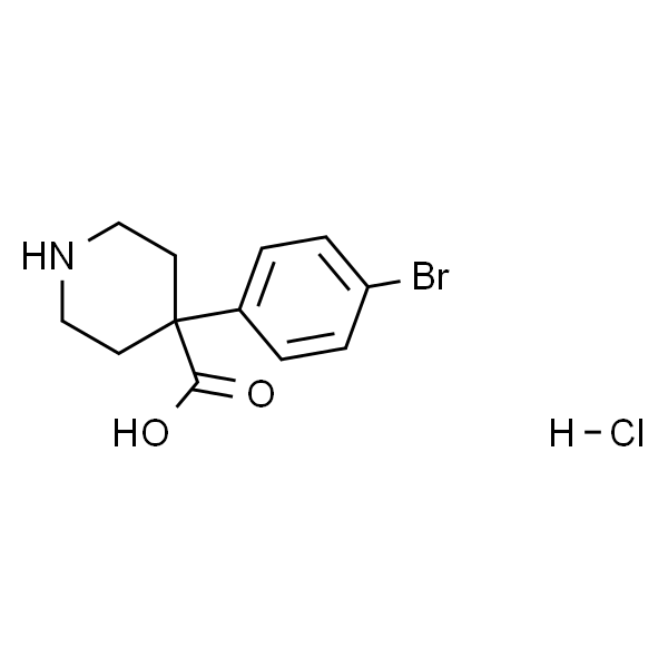 4-(4-bromophenyl)piperidine-4-carbonitrile hydrochloride