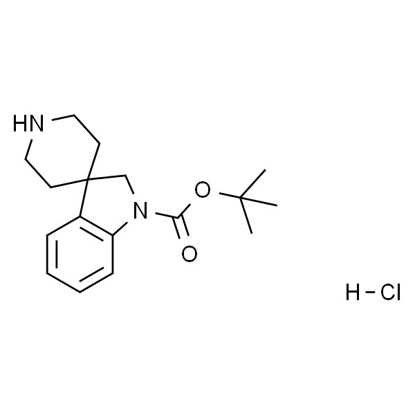 螺[3H-吲哚-3,4'-哌啶]-1(2H)-甲酸, 1,1-二甲基乙酯, 盐酸盐