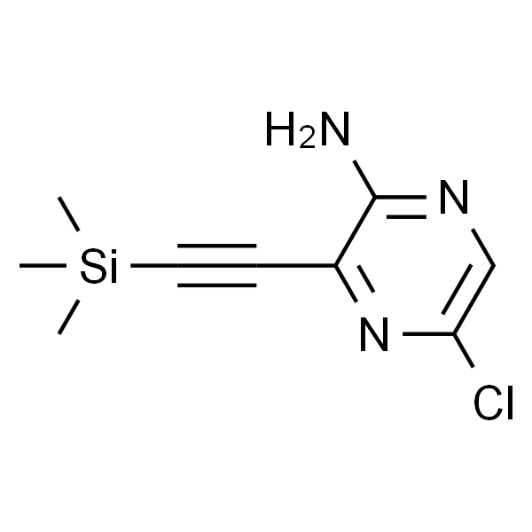 5-氯-3-(2-三甲基硅乙炔基)吡嗪-2-胺