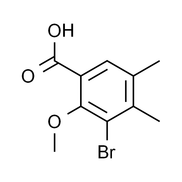2-甲氧基-3-溴-4,5-二甲基苯甲酸