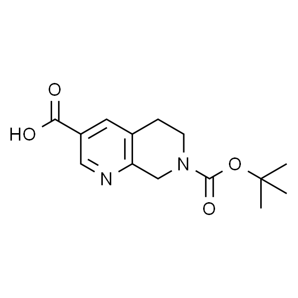 7-(叔丁氧羰基)-5,6,7,8-四氢-1,7-萘啶-3-羧酸