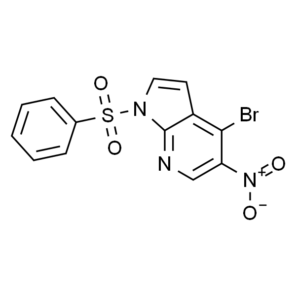 4-溴-5-硝基-1-(苯磺酰基)-1H-吡咯并[2,3-b]吡啶