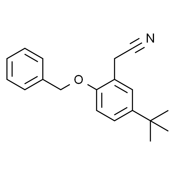 2-(2-(苄氧基)-5-(叔丁基)苯基)乙腈