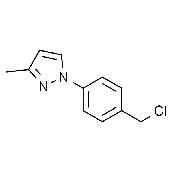 1-(4-(氯甲基)苯基)-3-甲基-1H-吡唑