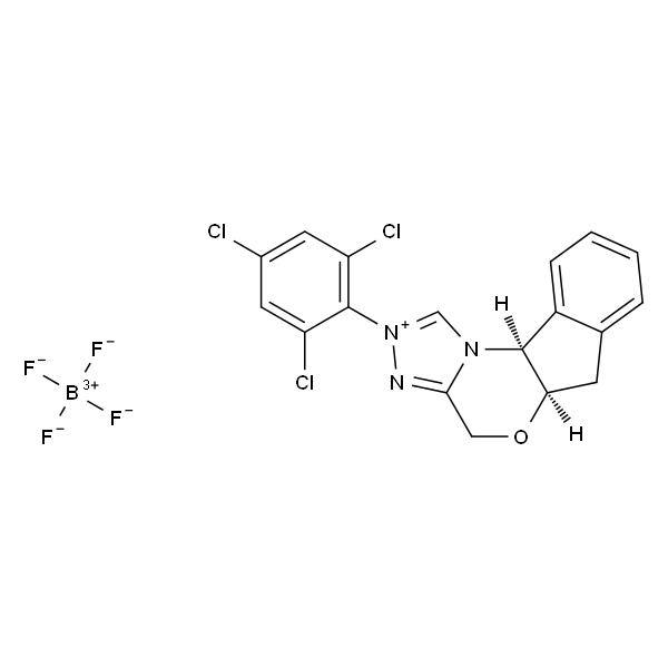 (5aR,10bS)-2-(2,4,6-三氯苯基)-4,5a,6,10b-四氢茚并[2,1-b][1,2,4]三唑并[4,3-d][1,4]恶嗪-2-鎓四氟硼酸盐