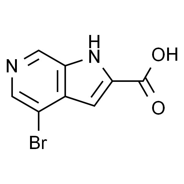 4-溴-1H-吡咯并[2，3-c]吡啶-2-羧酸