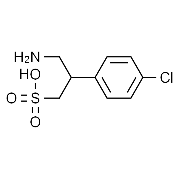 3-氨基-2-(4-氯苯基)丙烷-1-磺酸