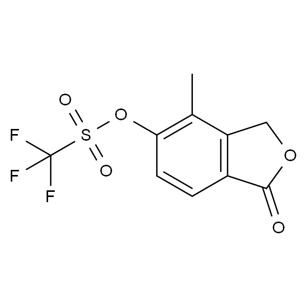 4-甲基-1-氧代-1,3-二氢异苯并呋喃-5-基三氟甲磺酸盐
