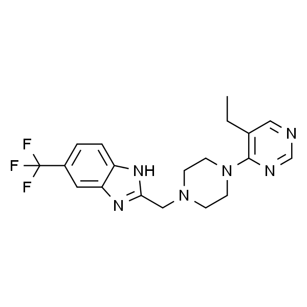 2-((4-(5-乙基嘧啶-4-基)哌嗪-1-基)甲基)-6-(三氟甲基)-1H-苯并[d]咪唑