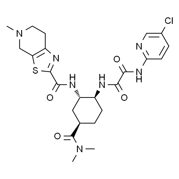 N1-(5-氯吡啶-2-基)-N2-((1S,2S,4R)-4-(二甲基氨基甲基)-2-(5-甲基-4,5,6,7-四氢噻唑并[5,4-c]吡啶-2-甲酰氨基)环己基)草酰胺