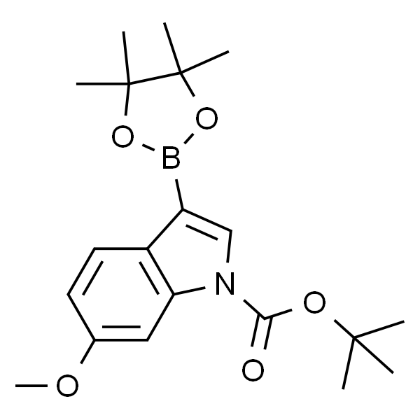6-甲氧基-3-(4,4,5,5-四甲基-1,3,2-二氧杂硼烷-2-基)-1H-吲哚-1-羧酸叔丁酯