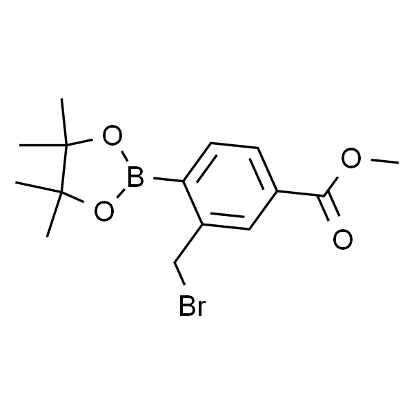 3-(溴甲基)-4-(4,4,5,5-四甲基-1,3,2-二氧硼杂环戊烷-2-基)苯甲酸甲酯