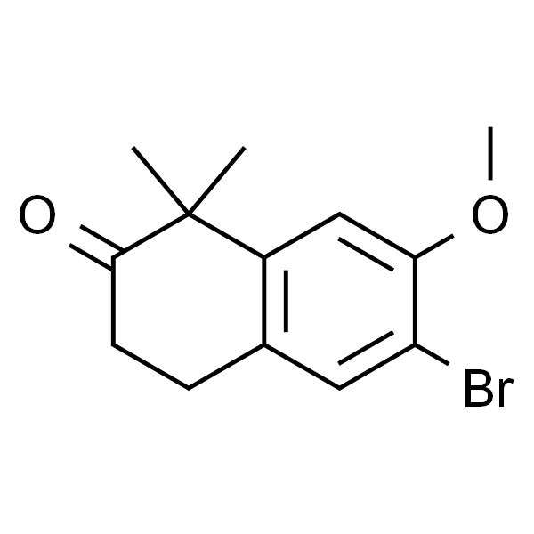 6-bromo-7-methoxy-1,1-dimethyl-3,4-dihydronaphthalen-2(1H)-one