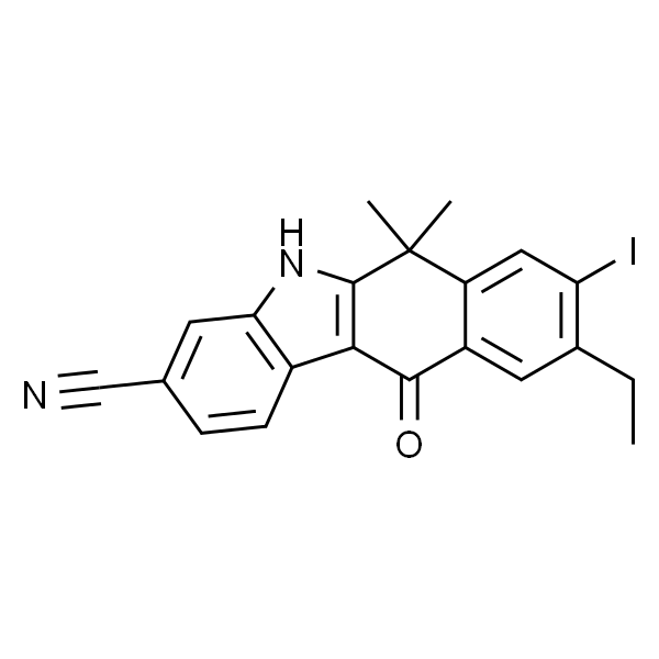 9-ethyl-8-iodo-6,6-dimethyl-11-oxo-6,11-dihydro-5H-benzo[b]carbazole-3-carbonitrile